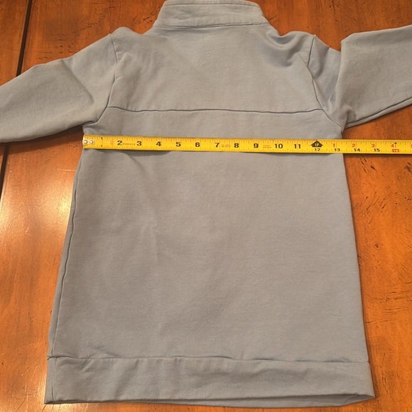 NWOT Eyelet & Ivy Cornflower Blue Zip Pullover - size 8 price is firm - Picture 4 of 4